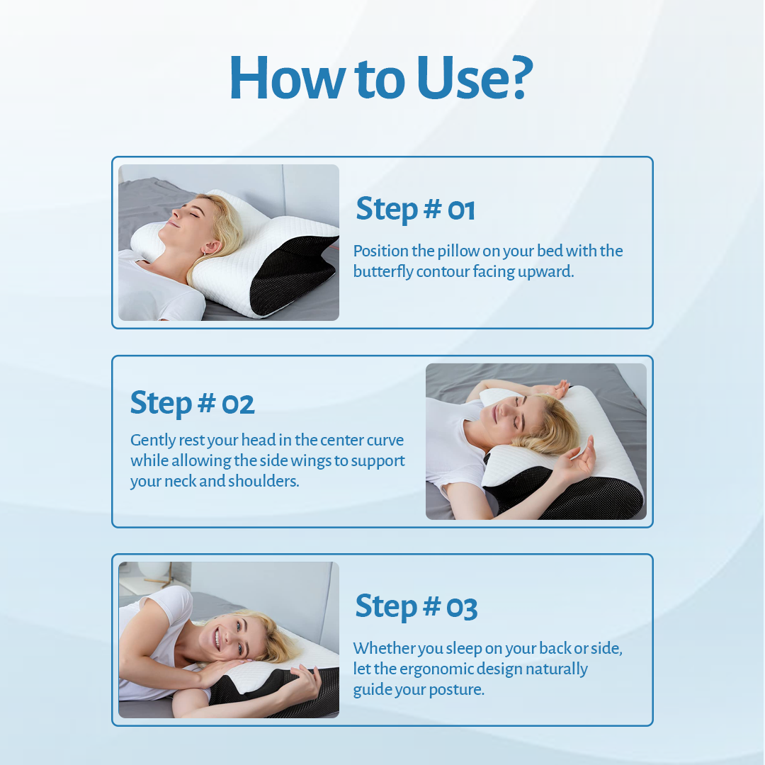 Zenvia - Cervical Sleep Memory Neck Pillow